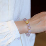 Amethyst Auspicious Charm-Beaded Bracelet