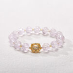 Amethyst Auspicious Charm-Beaded Bracelet