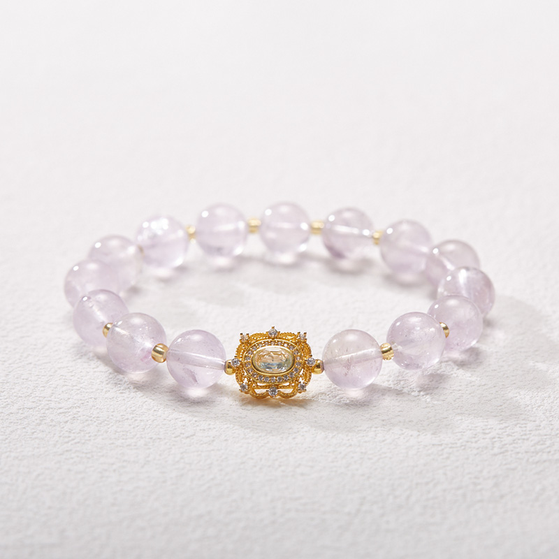 Amethyst Auspicious Charm-Beaded Bracelet-main Amethyst Auspicious Charm-Beaded Bracelet