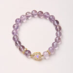 Auspicious Purple Aura-Beaded Bracelet