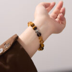 Golden Eye Guardian-Beaded Bracelet