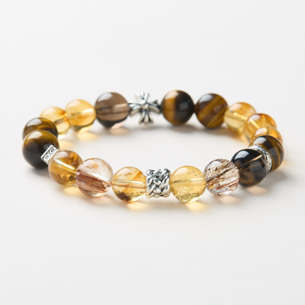 Golden Eye Guardian-Beaded Bracelet