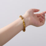 Golden Tiger’s Eye Elegance-Beaded Bracelet