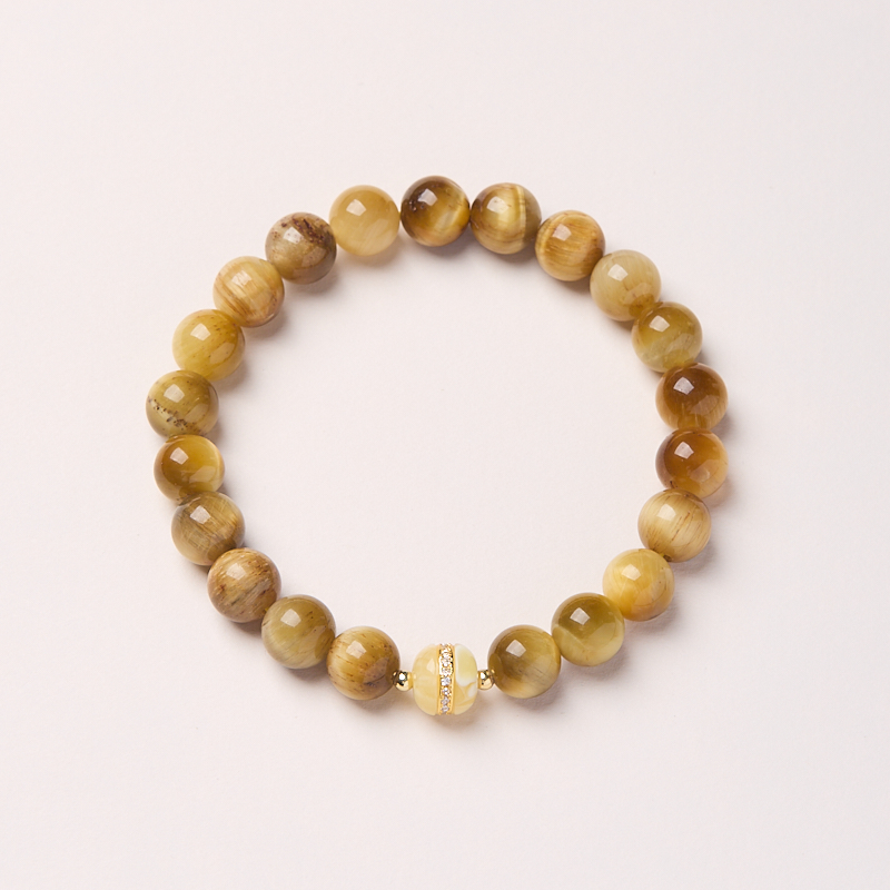Golden Tiger’s Eye Elegance-Beaded Bracelet-main Golden Tiger’s Eye Elegance-Beaded Bracelet