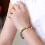 Jade Radiance & Heavenly Blessings-Beaded Bracelet