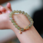 Jade Radiance & Heavenly Blessings-Beaded Bracelet