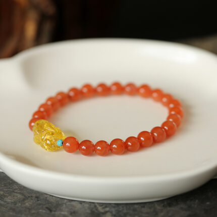 Pixiu Fortune Bond-Beaded Bracelet