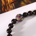 Rhythmic Fire & Sandalwood-Beaded Bracelet