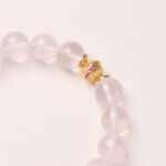 Rose Quartz Romance-Beaded Bracelet