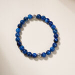 Starlit Galaxy & Lunar Reflection-Beaded Bracelet