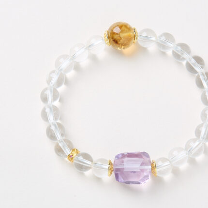 Starlit Whispers-Beaded Bracelet