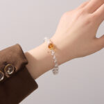 Starlit Whispers-Beaded Bracelet