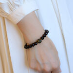 Zitan Radiance – Black-Beaded Bracelet
