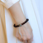 Zitan Radiance – Green-Beaded Bracelet