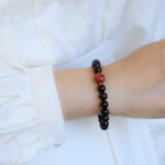 Zitan Radiance – Red-Beaded Bracelet