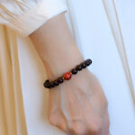 Zitan Radiance – Red-Beaded Bracelet