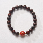 Zitan Radiance – Red-Beaded Bracelet