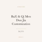 BaZi & Qi Men Dun Jia Customization