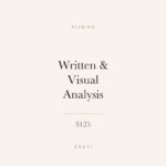 Written & Visual Analysis